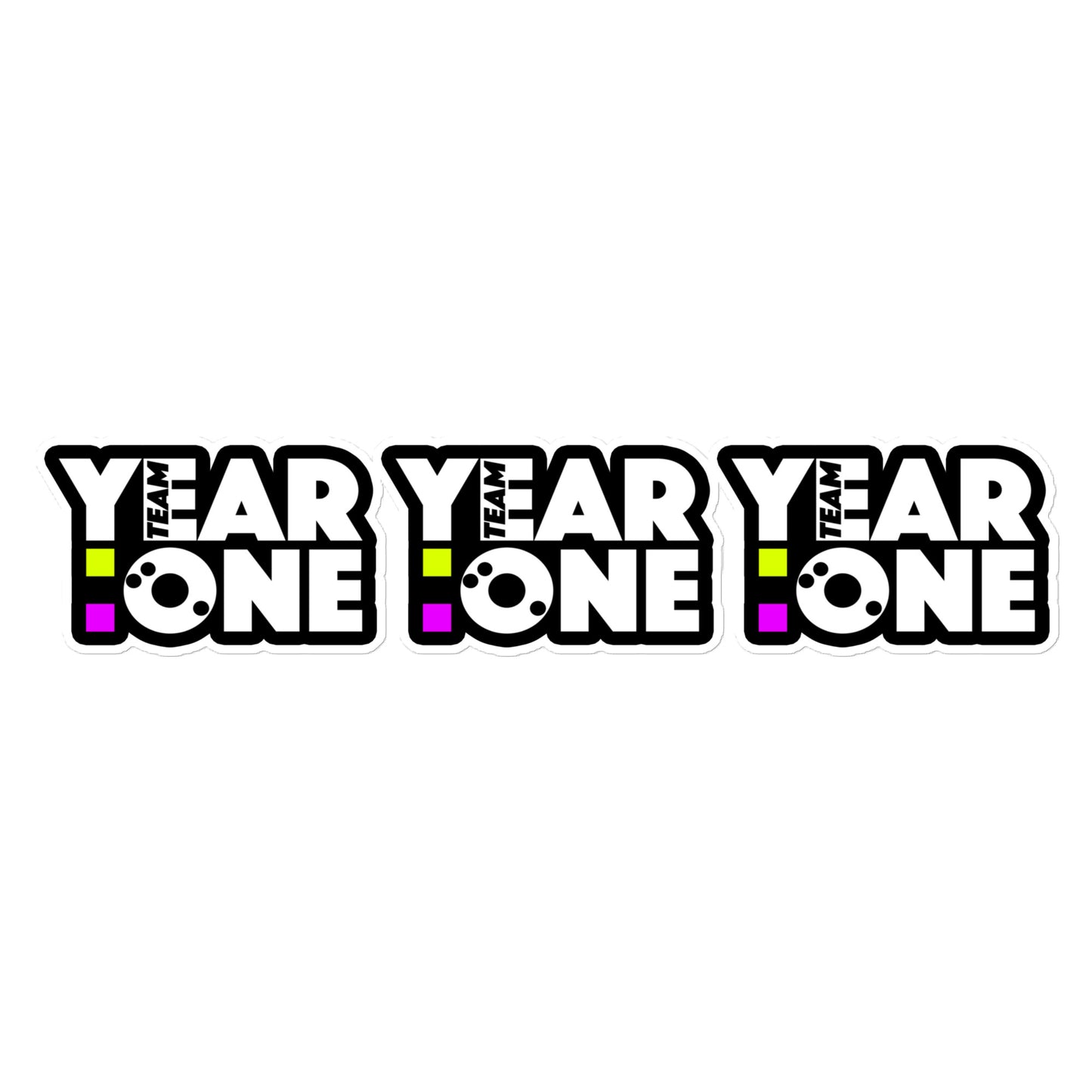 3 x Team Yearone Sticker
